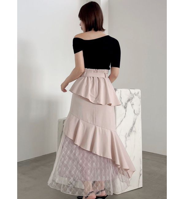 dazzlin「ワンショルリングリブニット」|ニット・セーター|