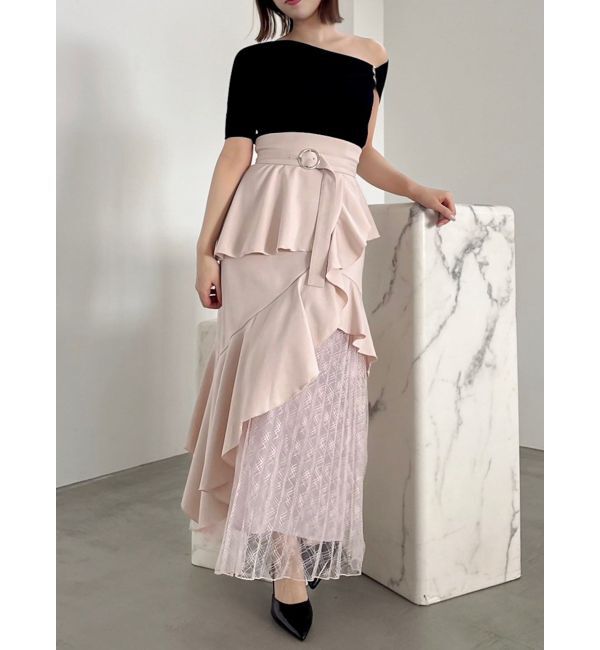 dazzlin「ワンショルリングリブニット」|ニット・セーター|