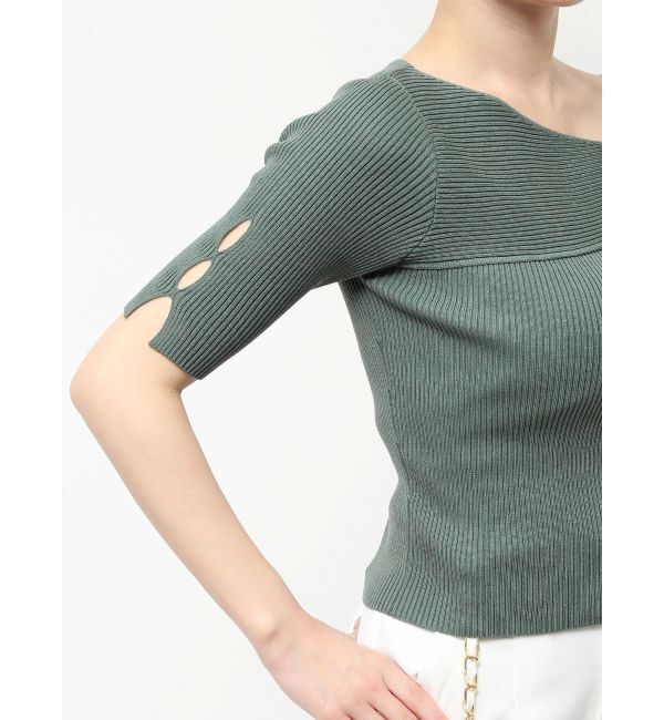 dazzlin「ワンショルリングリブニット」|ニット・セーター|