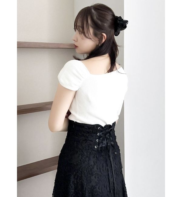 dazzlin「ワンショルリングリブニット」|ニット・セーター|