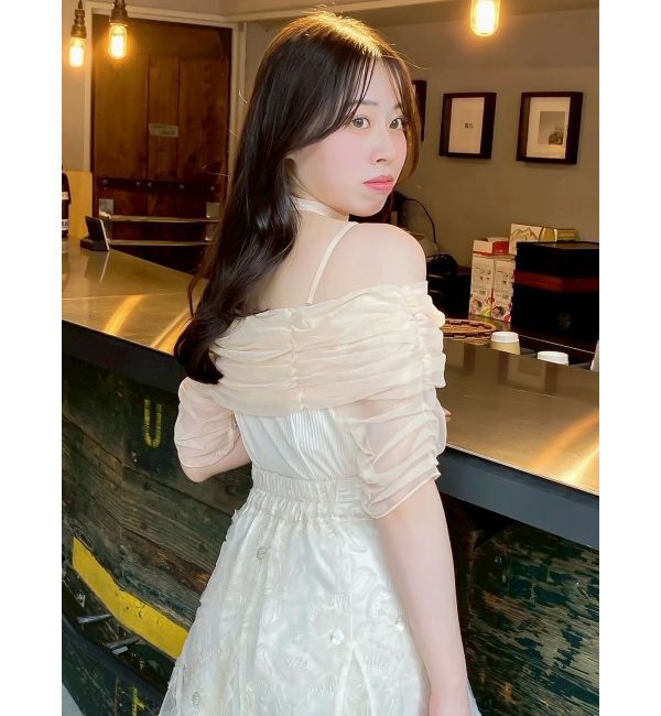 dazzlin「シアーオフショルダートップス」|Tシャツ・カットソー|