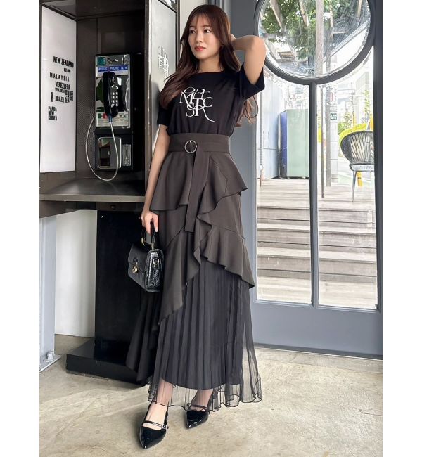 dazzlin「ロゴアートTシャツ」|Tシャツ・カットソー|