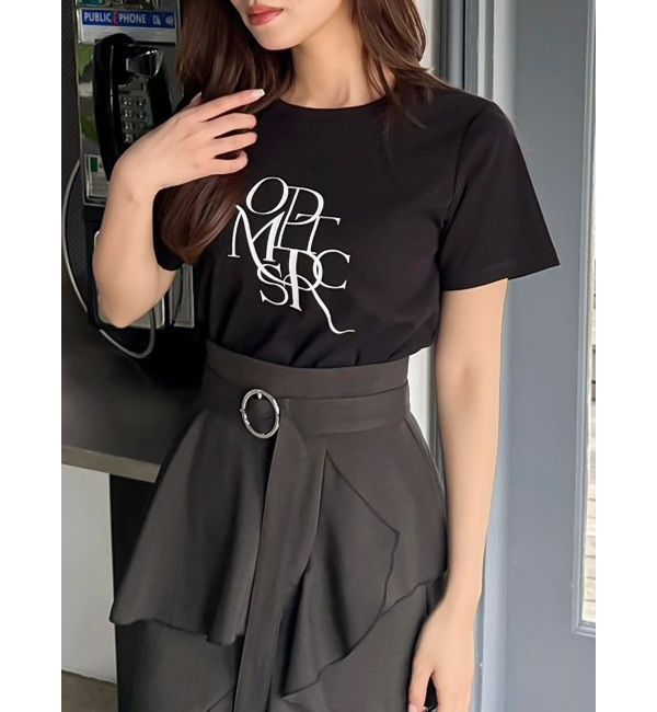 dazzlin「ロゴアートTシャツ」|Tシャツ・カットソー|ブラック