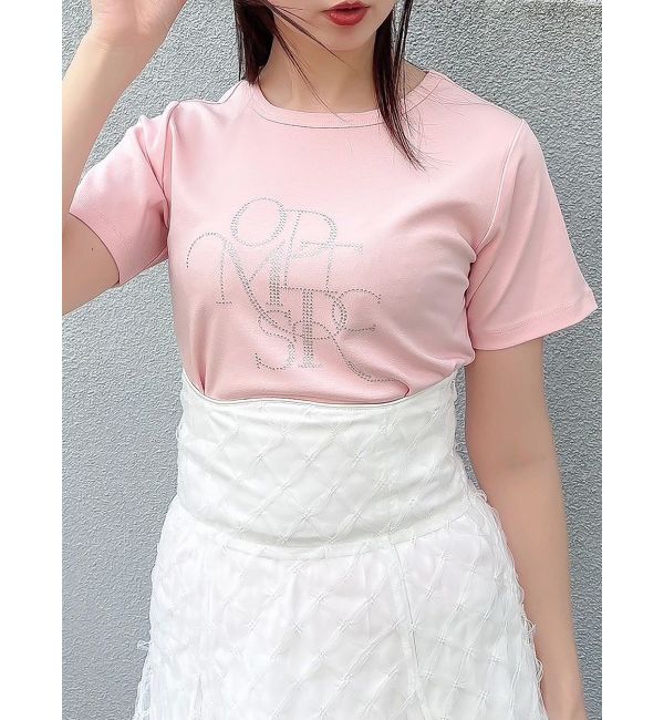 dazzlin「ロゴアートTシャツ」|Tシャツ・カットソー|ピンク