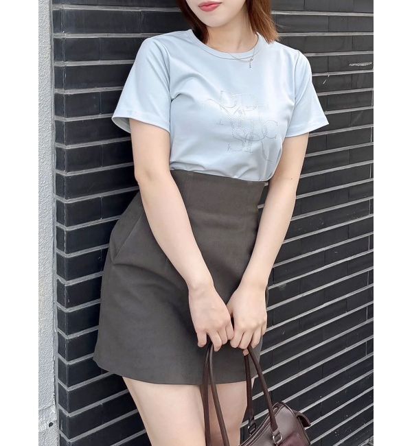 dazzlin「ロゴアートTシャツ」|Tシャツ・カットソー|ブルー