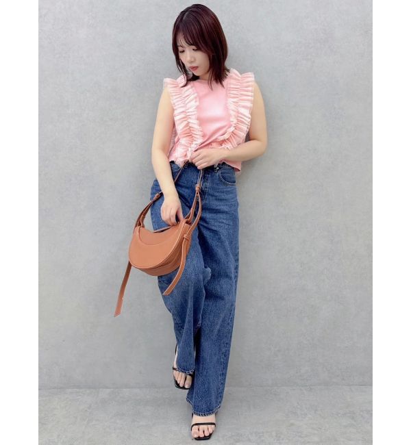 dazzlin「フリルギャザードッキングカットソー」|Tシャツ・カットソー|