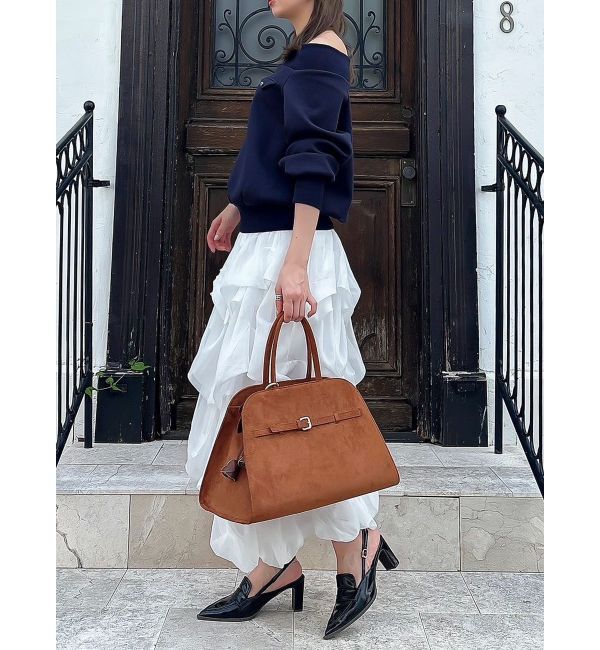 dazzlin「ワイドスクエアネックスウェット」|Tシャツ・カットソー|