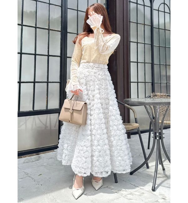 dazzlin「シアーベロアレイヤードトップス」|Tシャツ・カットソー|