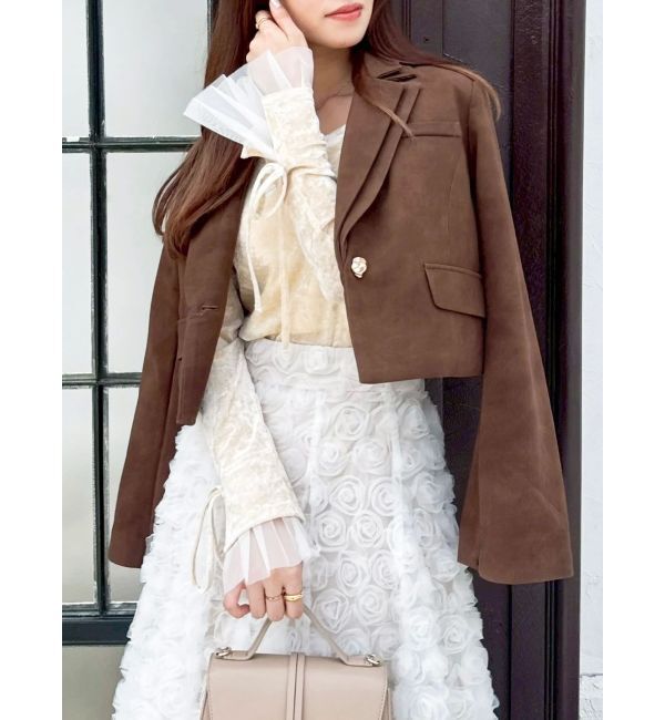 dazzlin「シアーベロアレイヤードトップス」|Tシャツ・カットソー|