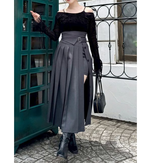 dazzlin「シアーベロアレイヤードトップス」|Tシャツ・カットソー|