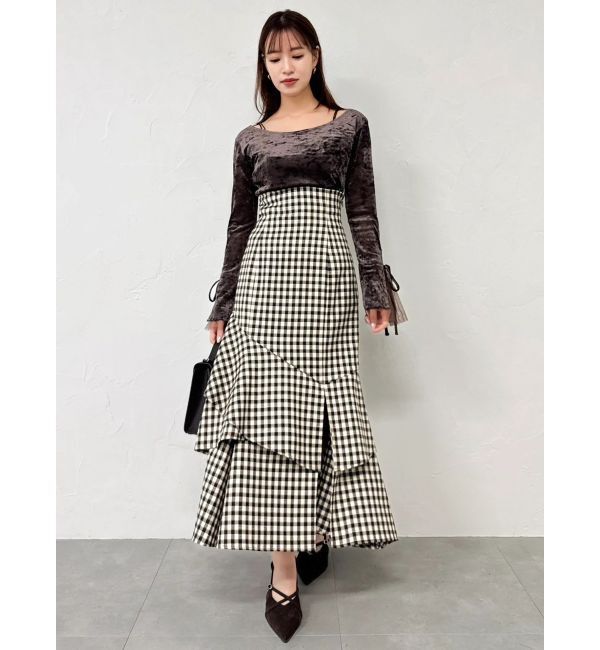 dazzlin「シアーベロアレイヤードトップス」|Tシャツ・カットソー|