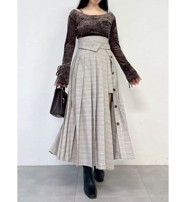 dazzlin「シアーベロアレイヤードトップス」|Tシャツ・カットソー|