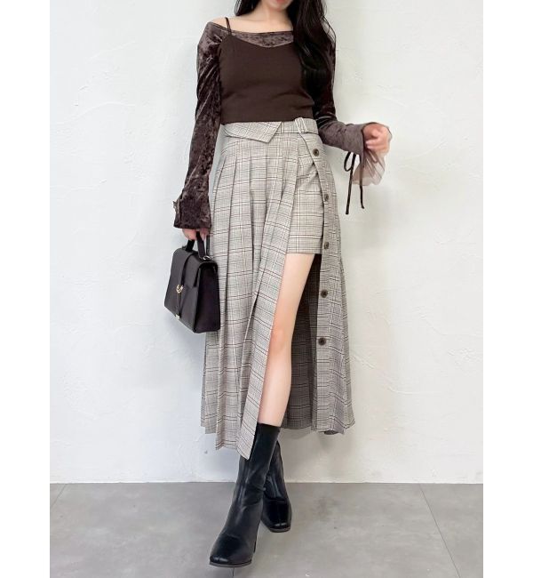 dazzlin「シアーベロアレイヤードトップス」|Tシャツ・カットソー|