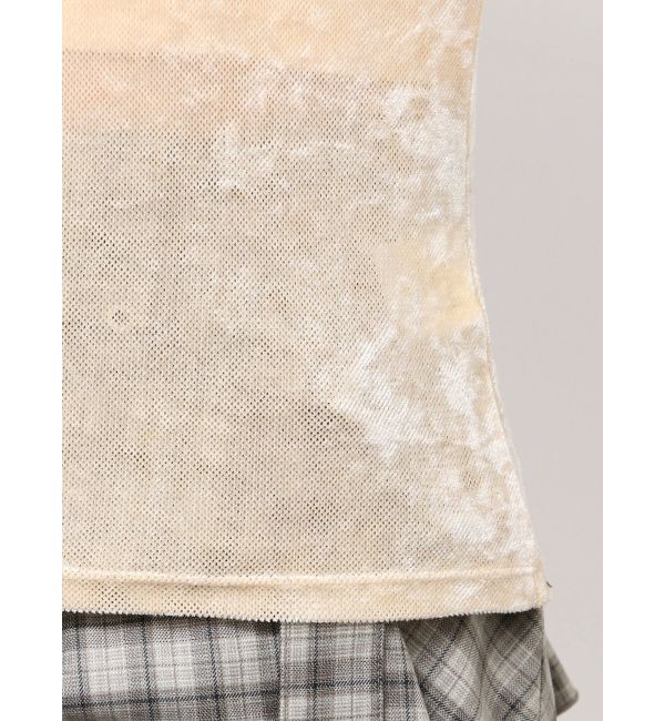 dazzlin「シアーベロアレイヤードトップス」|Tシャツ・カットソー|