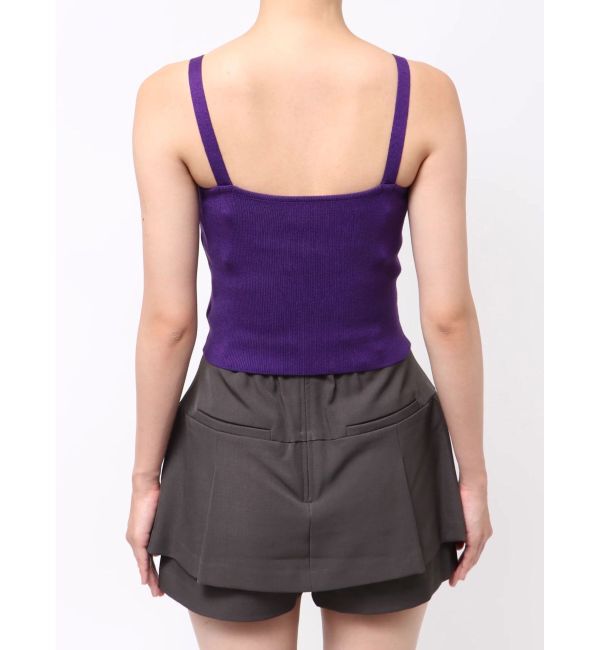 dazzlin「片結びニットビスチェ」|キャミソール|