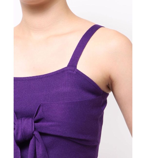 dazzlin「片結びニットビスチェ」|キャミソール|