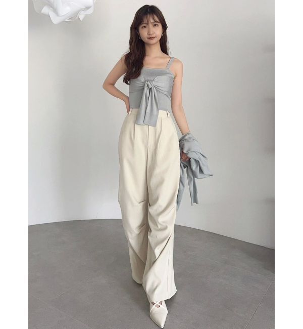 dazzlin「片結びニットビスチェ」|キャミソール|