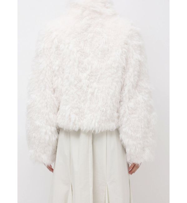 dazzlin「パールチェーンエコファーブルゾン」|ブルゾン・スタジャン|