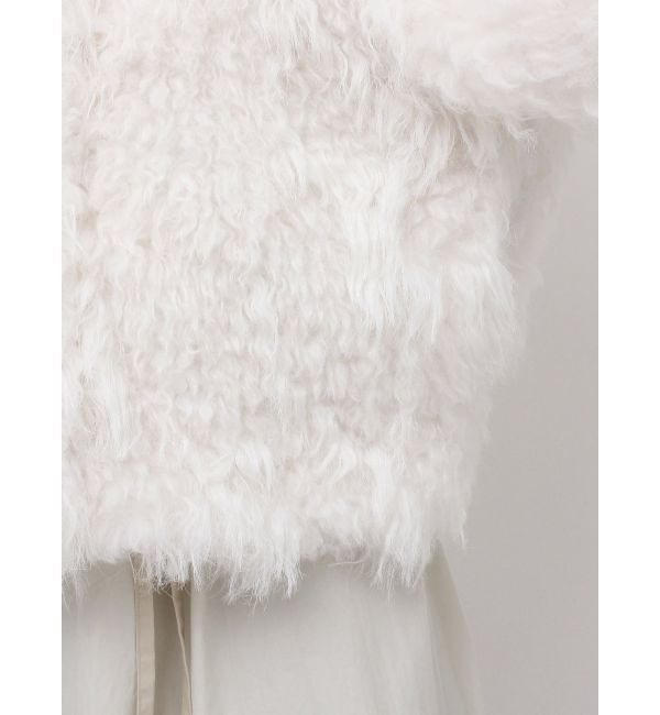 dazzlin「パールチェーンエコファーブルゾン」|ブルゾン・スタジャン|