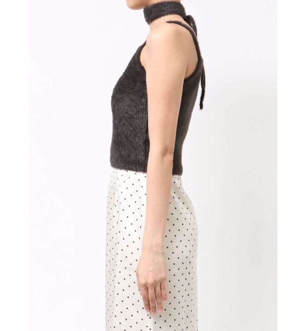 dazzlin「チョーカー付ミニシャギーニットキャミソール」|キャミソール|