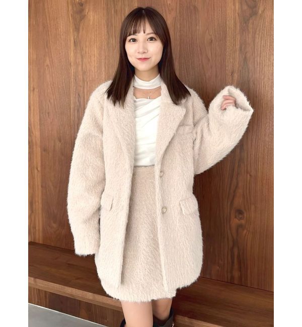 dazzlin「チョーカー付ドレープシアーベロアトップス」|Tシャツ・カットソー|