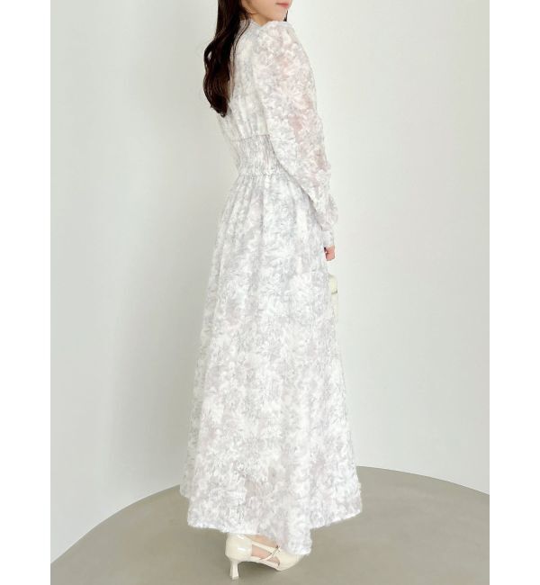 dazzlin「ヘアリーフラワーシフォンワンピース」|ワンピース|