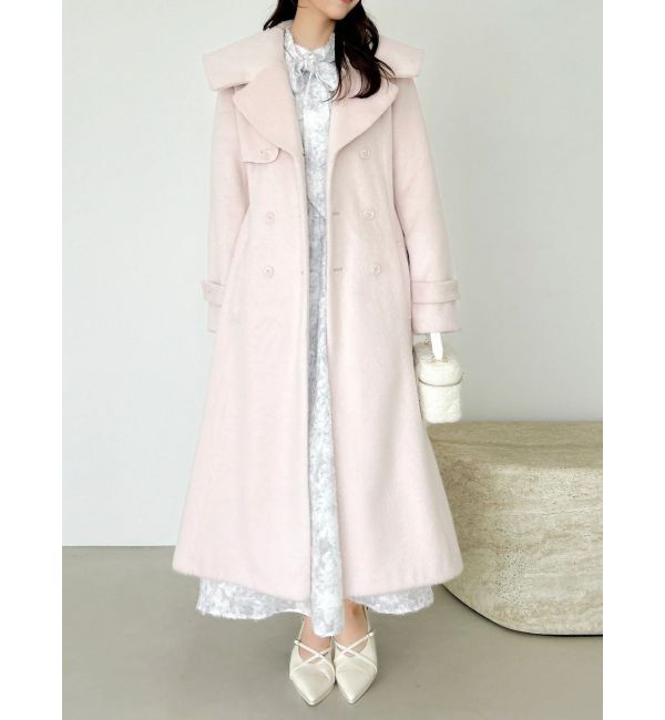 dazzlin「ヘアリーフラワーシフォンワンピース」|ワンピース|