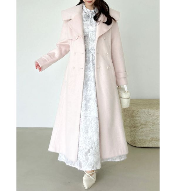 dazzlin「ヘアリーフラワーシフォンワンピース」|ワンピース|