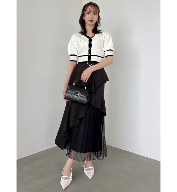 dazzlin「【追加生産分/新色追加】アシメプリーツマーメイドスカート」|スカート|