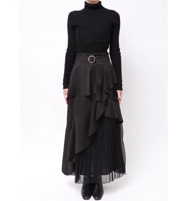 dazzlin「【追加生産分/新色追加】アシメプリーツマーメイドスカート」|スカート|