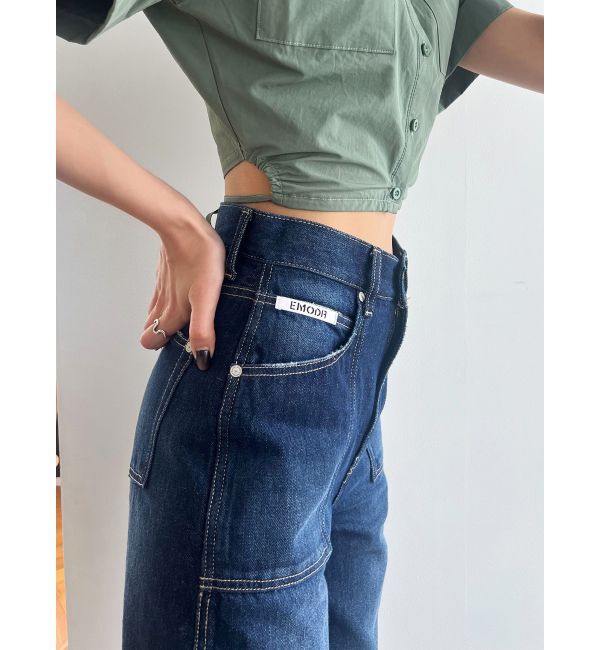 EMODA「サイドオープンクロップドシャツ」|シャツ・ブラウス|