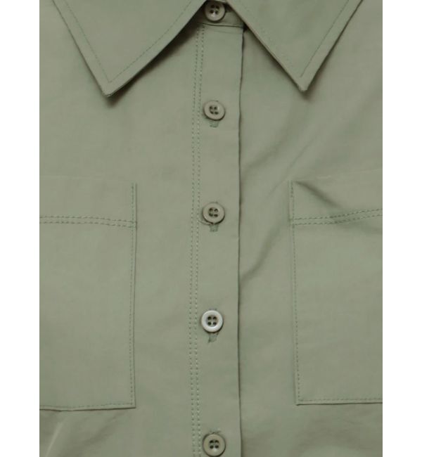 EMODA「サイドオープンクロップドシャツ」|シャツ・ブラウス|