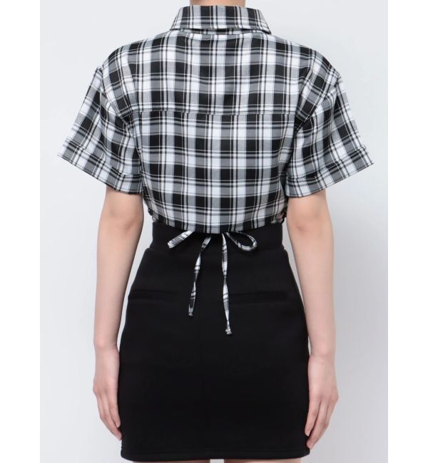 EMODA「サイドオープンクロップドシャツ」|シャツ・ブラウス|