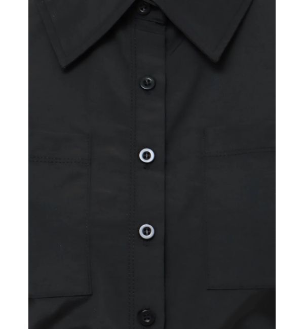 EMODA「サイドオープンクロップドシャツ」|シャツ・ブラウス|