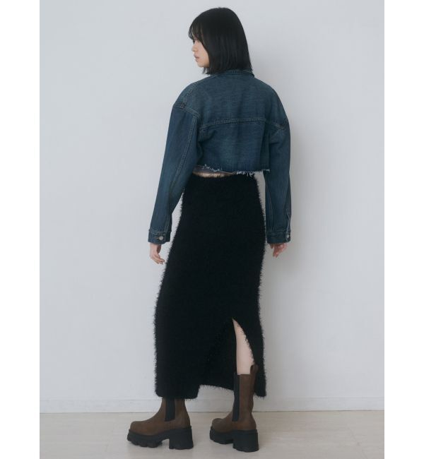 EMODA「カットオフクロップドデニムジャケット」|デニムジャケット|