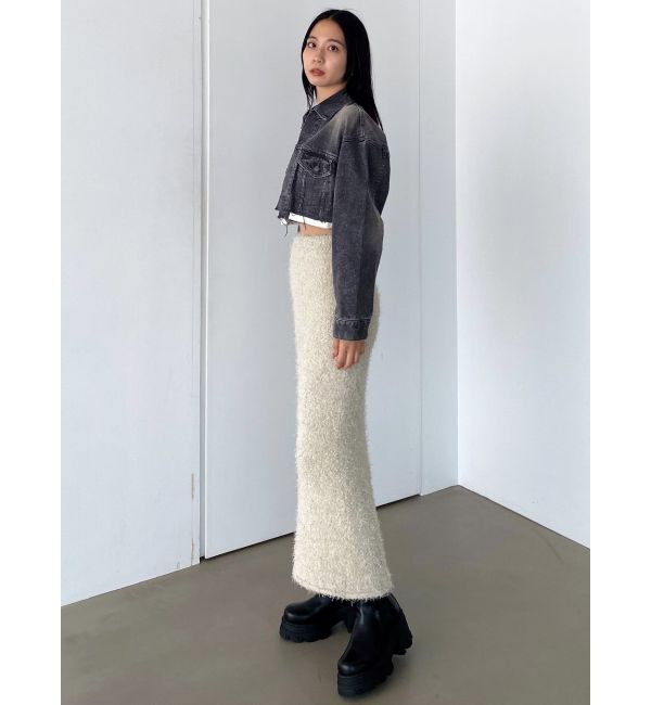 EMODA「カットオフクロップドデニムジャケット」|デニムジャケット|