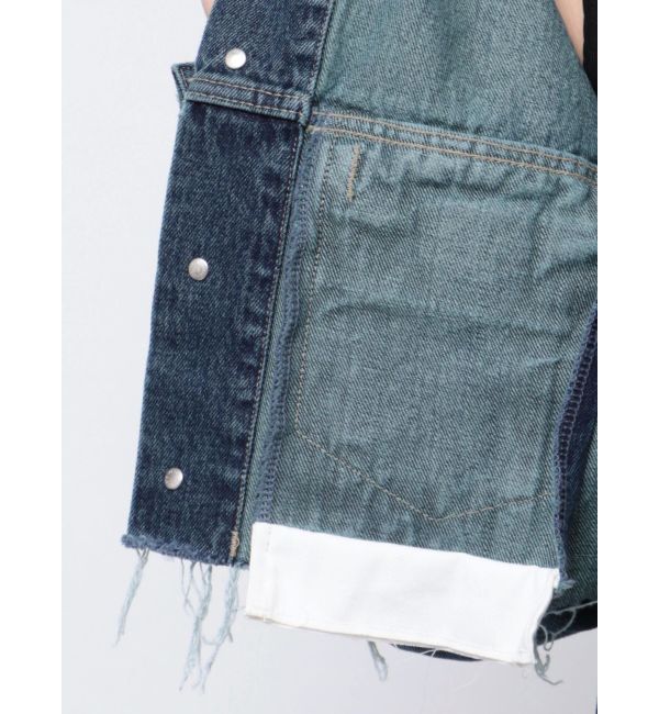 EMODA「カットオフクロップドデニムジャケット」|デニムジャケット|