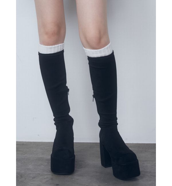 EMODA「バルキープランプフィットブーツ」|ロングブーツ|