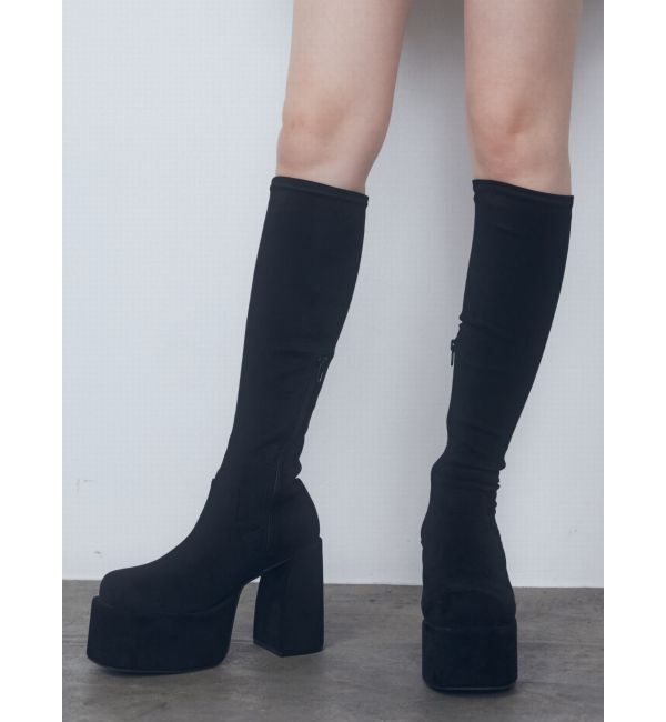 EMODA「バルキープランプフィットブーツ」|ロングブーツ|