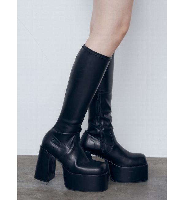 EMODA「バルキープランプフィットブーツ」|ロングブーツ|