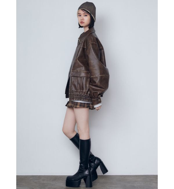 EMODA「バルキープランプフィットブーツ」|ロングブーツ|