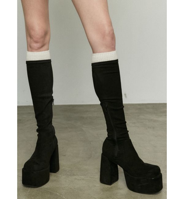 EMODA「バルキープランプフィットブーツ」|ロングブーツ|