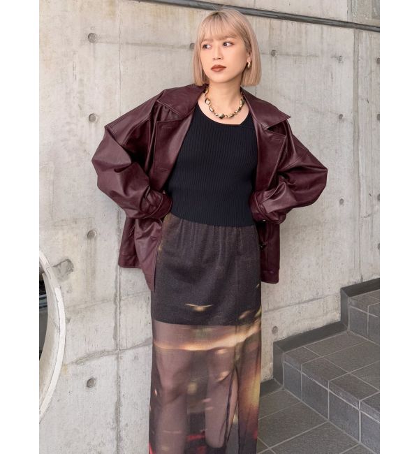 MURUA「セパレートレイヤードスカート」|スカート|