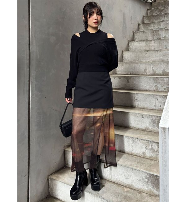 MURUA「セパレートレイヤードスカート」|スカート|