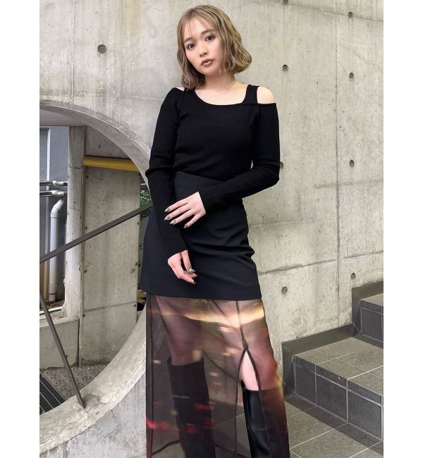 MURUA「セパレートレイヤードスカート」|スカート|