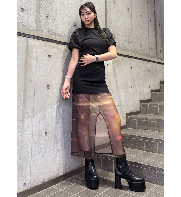 MURUA「セパレートレイヤードスカート」|スカート|