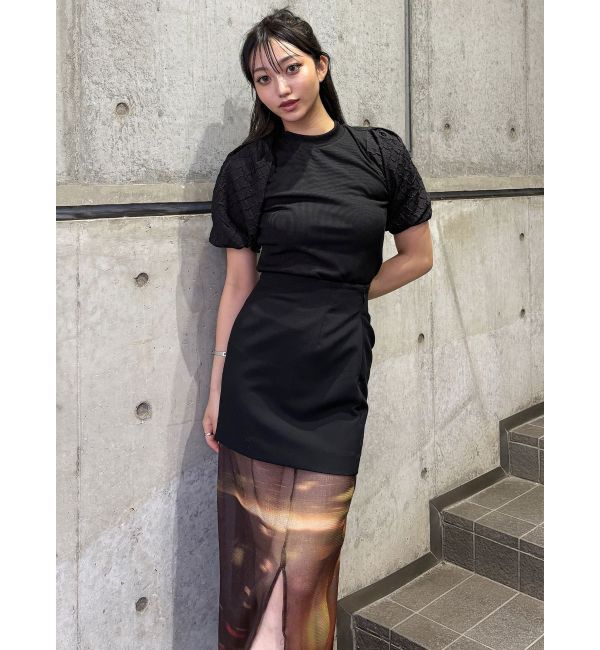 MURUA「セパレートレイヤードスカート」|スカート|