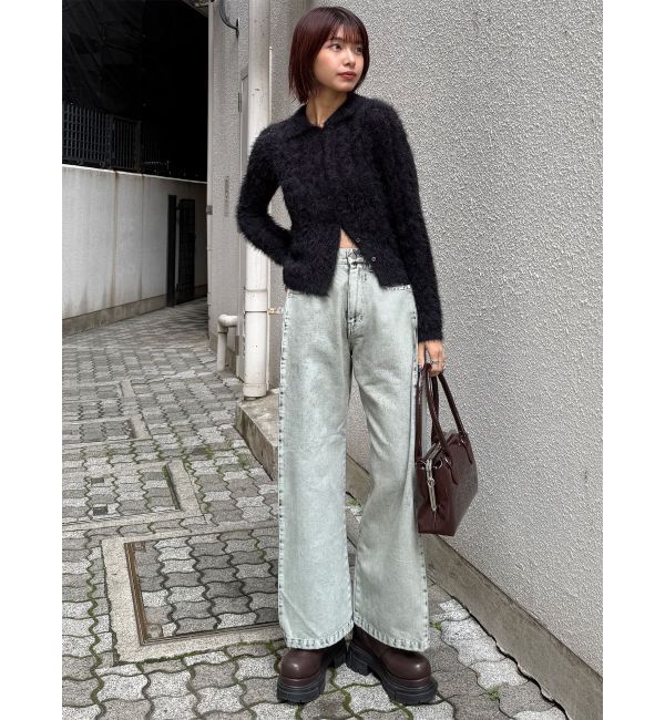 MURUA「ウェーブポロニット」|ニット・セーター|