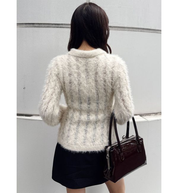 MURUA「ウェーブポロニット」|ニット・セーター|