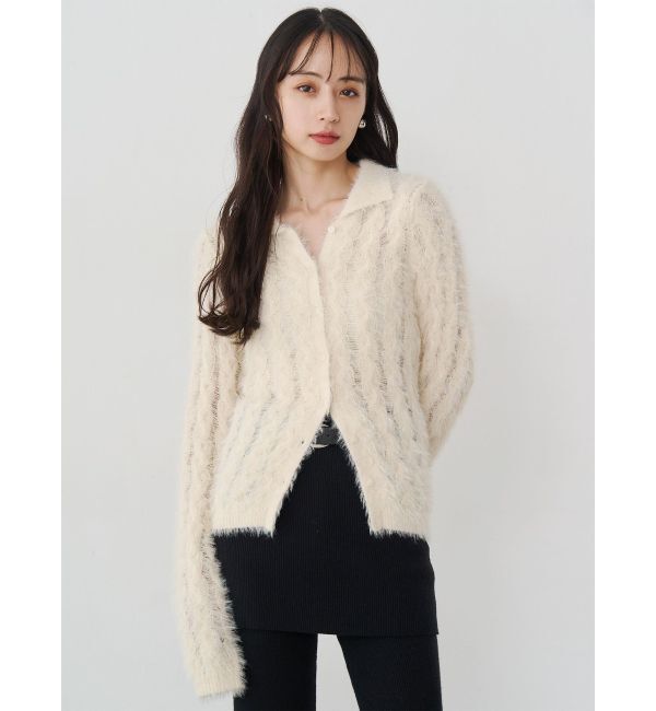 MURUA「ウェーブポロニット」|ニット・セーター|